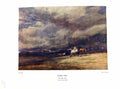 Antique Print NettlefGrundy 1933 Water Night Train Horses Running David Cox