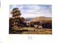 Antique Print NettlefGrundy 1933 Oil Painting View Bolton Abbey Sheep Hills