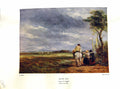 Antique Print NettlefGrundy 1933 Oil Painting Scene Going Hayfield Agricult