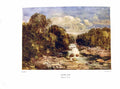 Antique Old Print NettlefGrundy 1933 Water Rokeby River Tees Trees David Cox