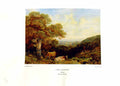 Antique Old Print NettlefGrundy 1935 Landscape Scene Cows Trees John Dearman