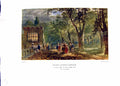 Antique Print NettlefGrundy Water 1935 Summer Night Terrace Haddon Hall Dod