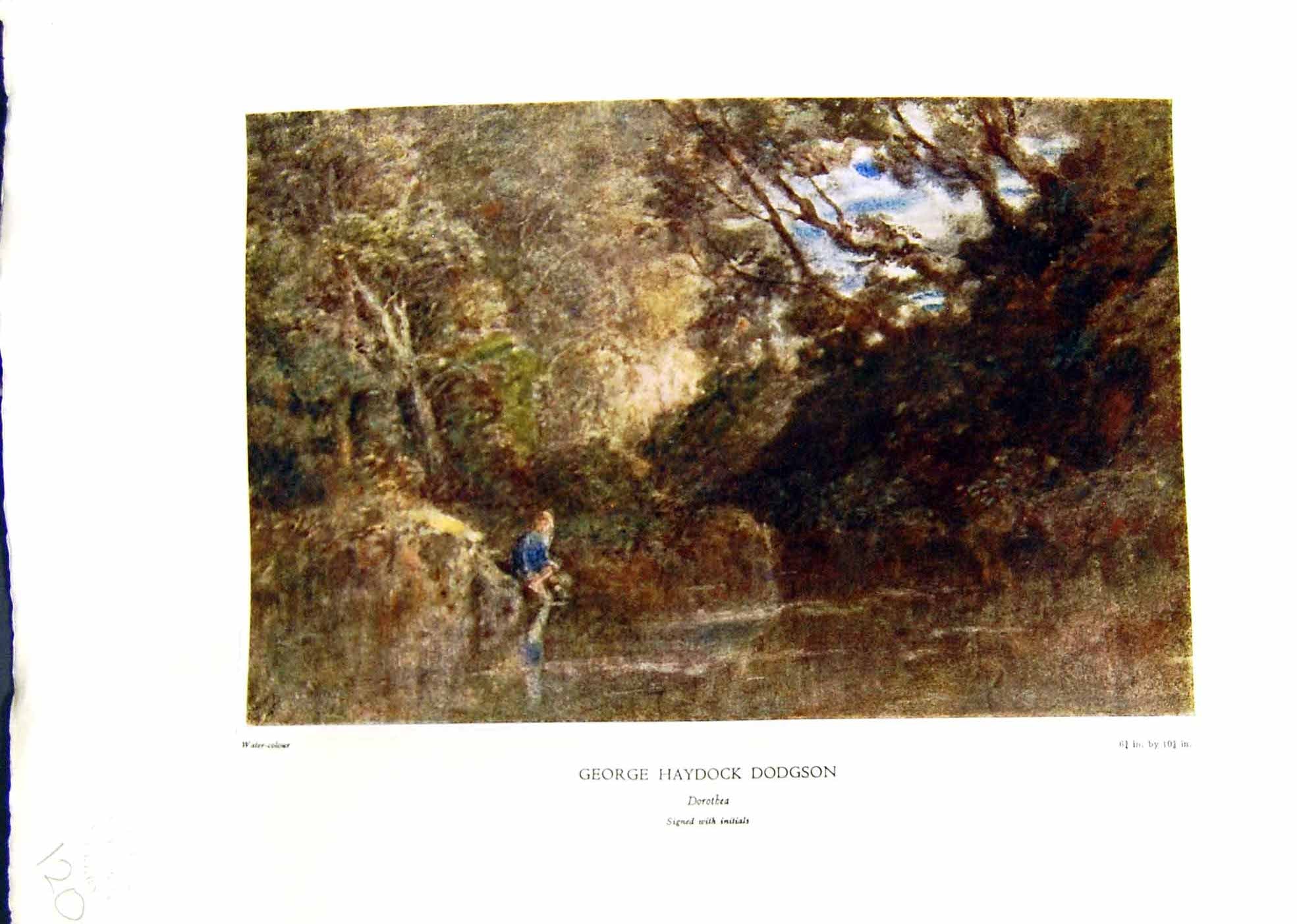 Antique Print NettlefGrundy Water 1935 Dorothea Woods George Haydock Dodgso