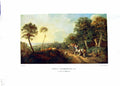 Antique Print NettlefGrundy Oil Painting 1935 Landscape Market Cart Cows Ga