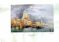 Antique Old Print NettlefGrundy Water 1935 View Venice Gondola James Holland