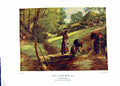 Antique Print NettlefGrundy Oil Painting 1935 Devonshire Stream Country Jam