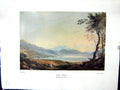 Antique Print 1938 NettlefGrundy Water View Windermere Bowness John Varley 20th