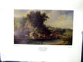 Antique Print 1938 NettlefGrundy Oil Painting Scene Dovedale Derbyshire Alf