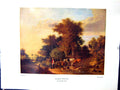 Antique Print 1938 NettlefGrundy Oil Painting Travelling Tinker Cattle Rive