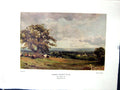 Antique Print 1938 NettlefGrundy Water View Near Ashford Kent Cattle Waite 20th