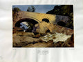 Antique Print 1937 NettlefGrundy Water Pont-Y-Pair Bridge Bettws-Y-Coed Lan