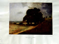 Antique Print 1937 NettlefGrundy Oil Painting Storm Cloud Trees Cecil Gordo