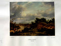 Antique Print 1937 NettlefGrundy Oil Painting Rough Road Mountains Trees Na