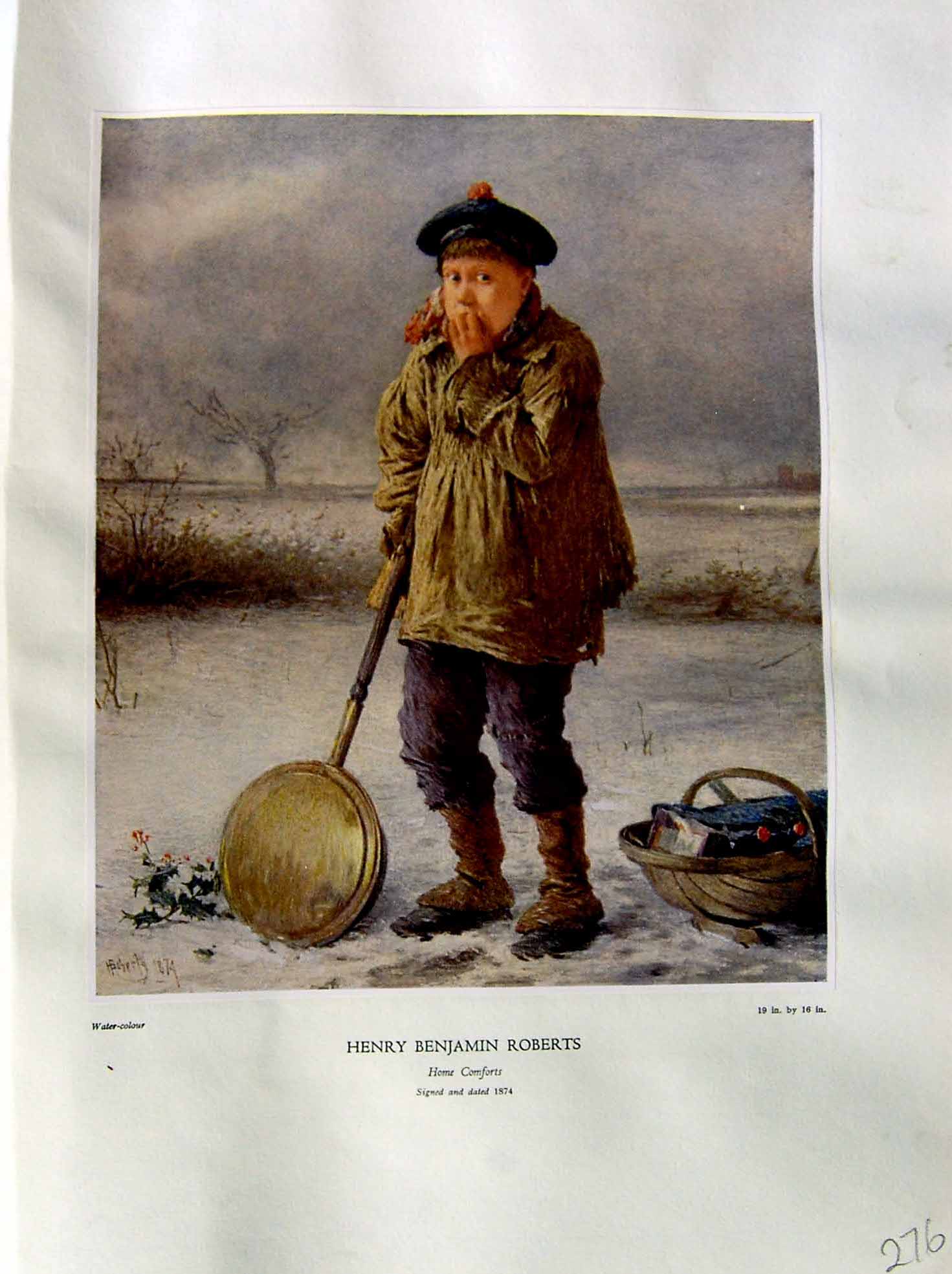 Antique Print 1937 NettlefGrundy Water Home Comforts Bed-Pan Henry Roberts 20th