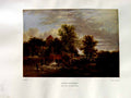 Antique Print 1937 NettlefGrundy Oil Painting Sluice Gate River Wensum Alfr
