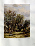 Antique Print 1937 NettlefGrundy Oil Painting Trees Lane Norwich James Star