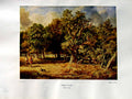 Antique Print 1937 NettlefGrundy Oil Painting Windsor Forest Trees James St