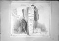 Old Print Mclean John Doyle Hb Sketch 1834 Hide Seek Men Edinburgh Review 19th