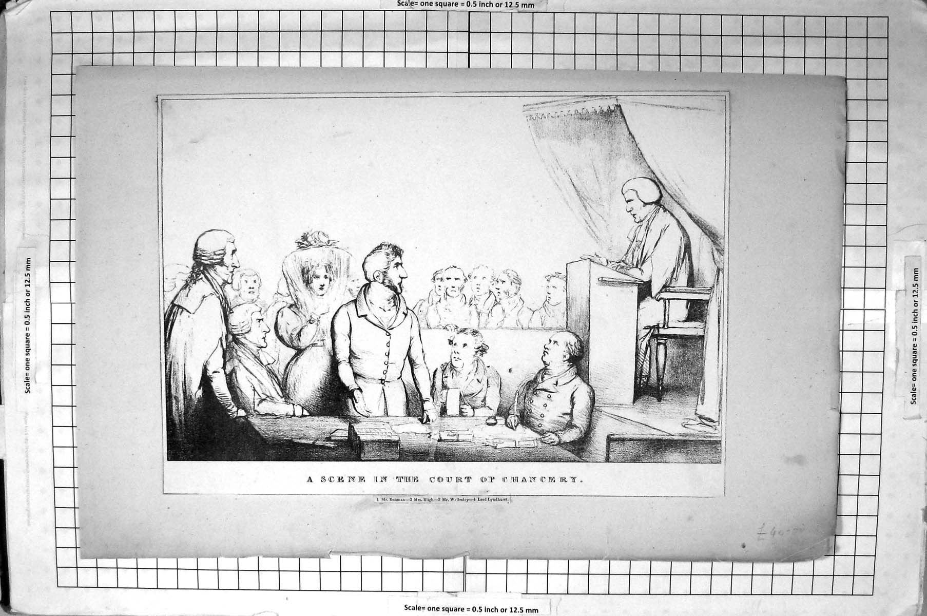Old Mclean John Doyle Hb Sketch Court Chancery Denman Bligh Wellesley