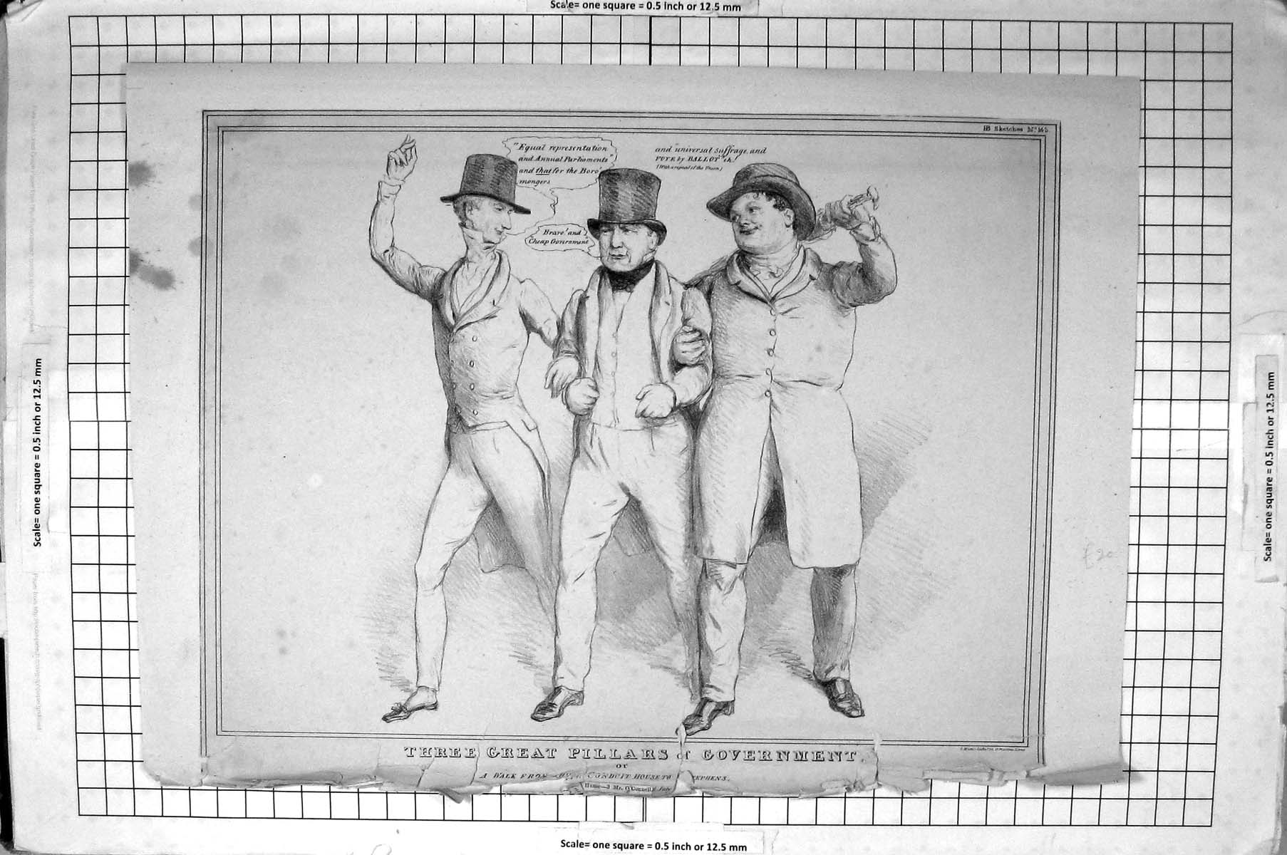 Old Mclean John Doyle Hb Sketch Pillars Government Hume O'Connell Ste