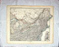 Old Map C1870 America New York Ohio Lake Huron Canada Vermont Marylan Victorian