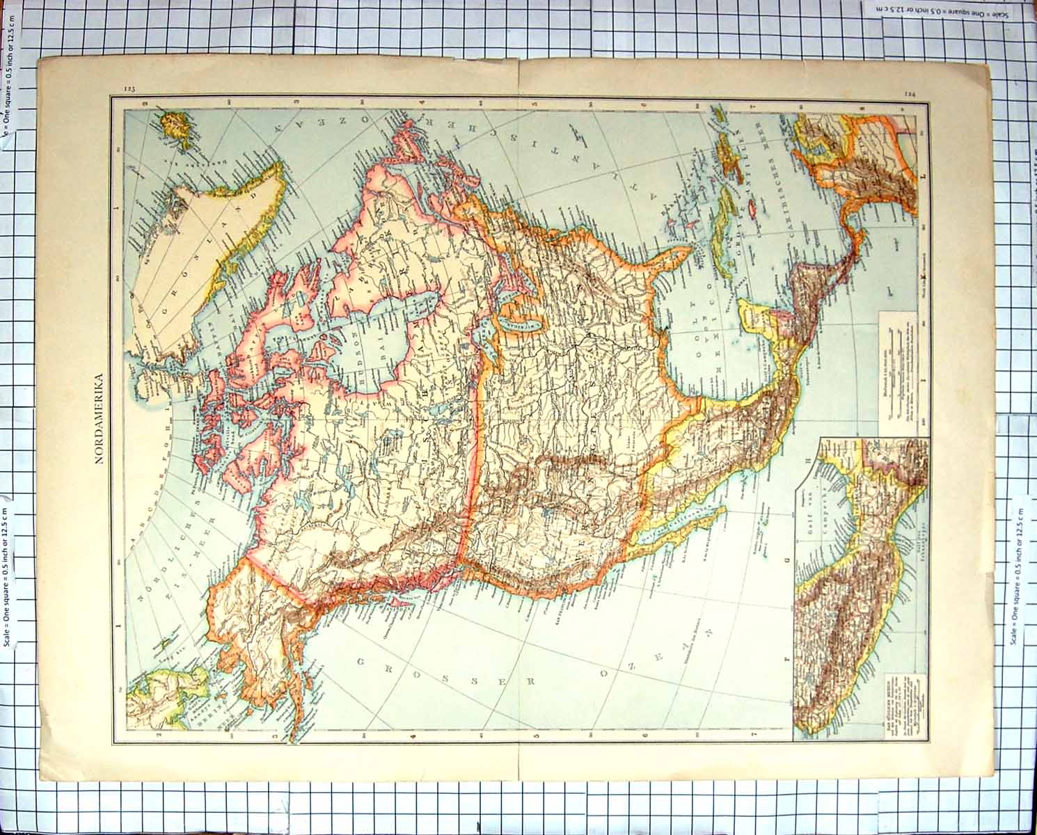 Old Map C1870 North America Mexico Cuba Haiti Florida Jamaica Bahamas Victorian