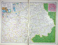 Old Print Hammerton Map C1920 Russia Plan Moscow Petrograd Crimea Sarato 20th