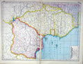 Antique Print Harmsworth Hammerton Map C1920 Nigerai Cameroons French Congo