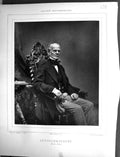 Antique Print Galerie Contemporaine 1879 Baschet Portrait Cuvillier Fleury 19th