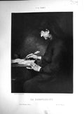 Old Print Galerie Contemporaine 1879 Baschet Compatabilite Theodule Ribot 19th