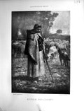 Old Galerie Contemporaine C1822 Lacroix Retour Des Champs Sheep Jean- 19th