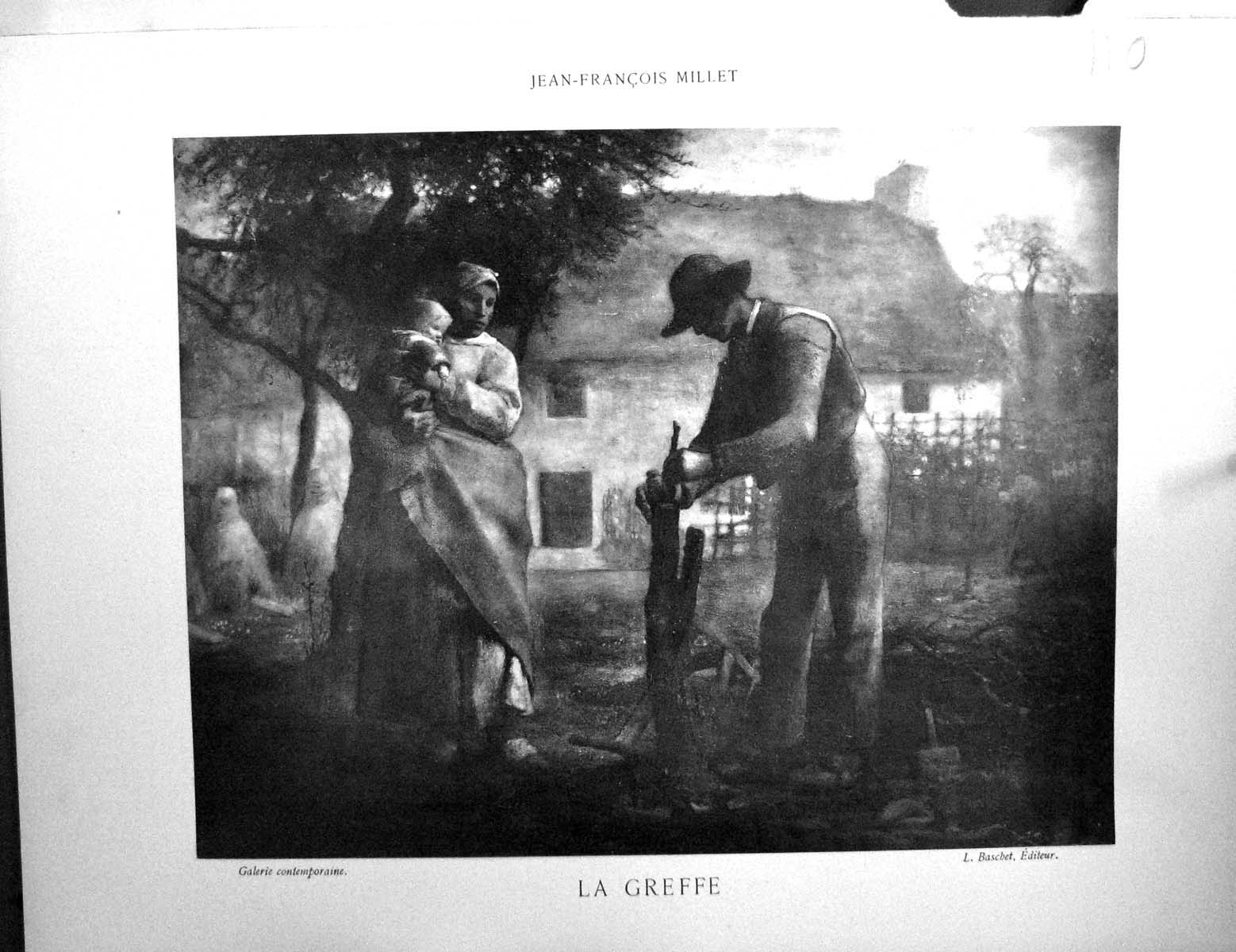 Old Galerie Contemporaine C1822 Lacroix Jean-Francois Millet La Greff 19th