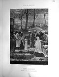 Old Galerie Contemporaine C1822 Lacroix Sainte Genevieve Puvis Chavan 19th