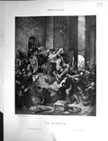 Old Galerie Contemporaine C1822 Lacroix Robert-Fleury Judecca Battle 19th