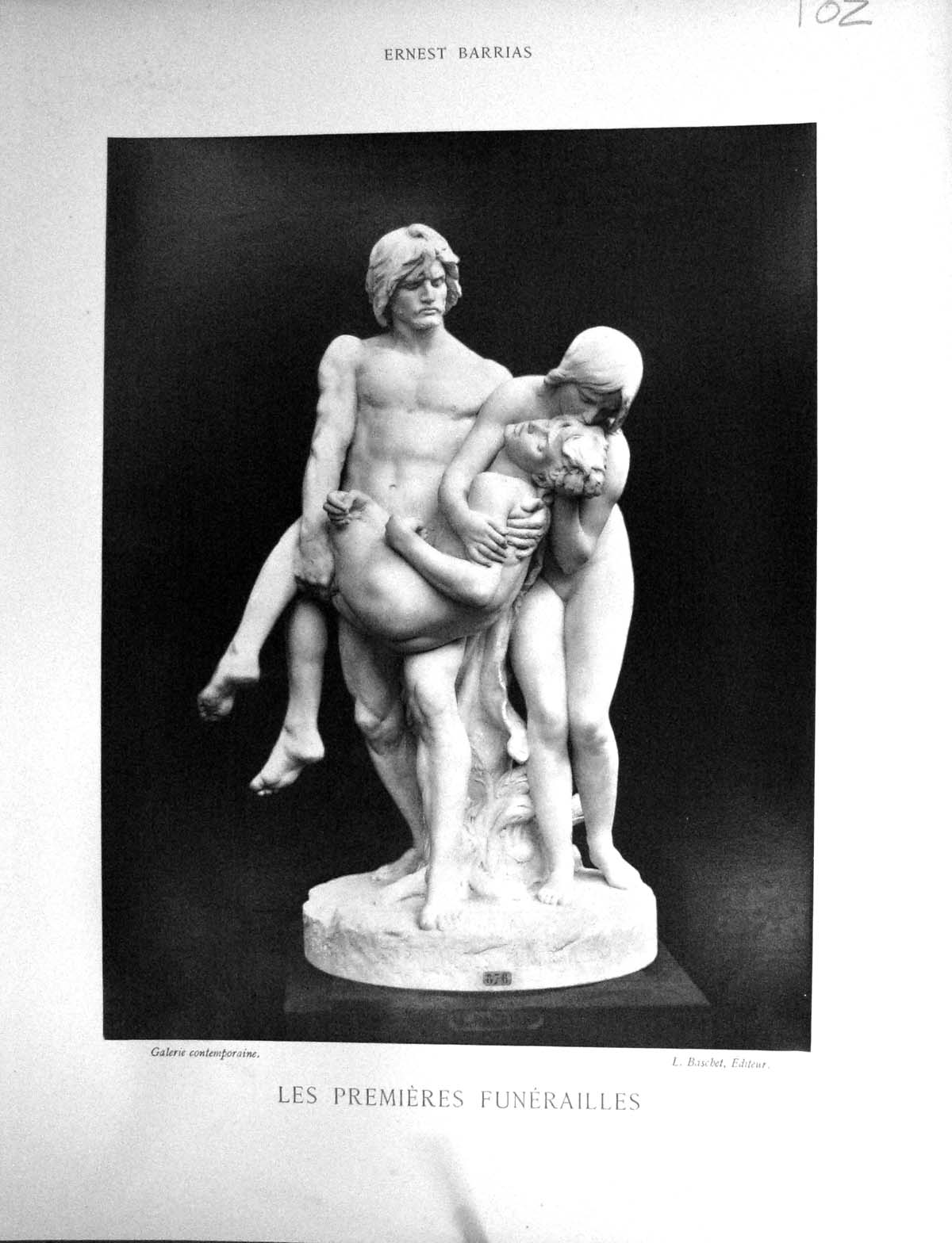 Old Funerailles Sculpture Ernest Barrias Galerie Contemporaine C1876 Victorian