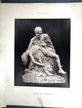 Old Galerie Contemporaine C1890 Lacroix Sarah Bernhardt Apres Tempete Victorian