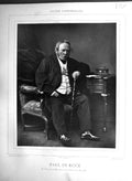 Antique Old Print Galerie Contemporaine C1876 Baschet Paul De Kock Autograph