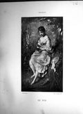 Old Galerie Contemporaine C1876 Baschet Charles Chaplin Le Nid Lady N Victorian