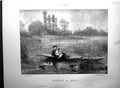 Old Galerie Contemporaine C1876 Baschet Jundt Pendant Noce River Boat Victorian