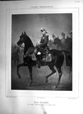 Old Print Galerie Contemporaine C1876 Baschet De Mac-Mahon Sier Horse Au 19th