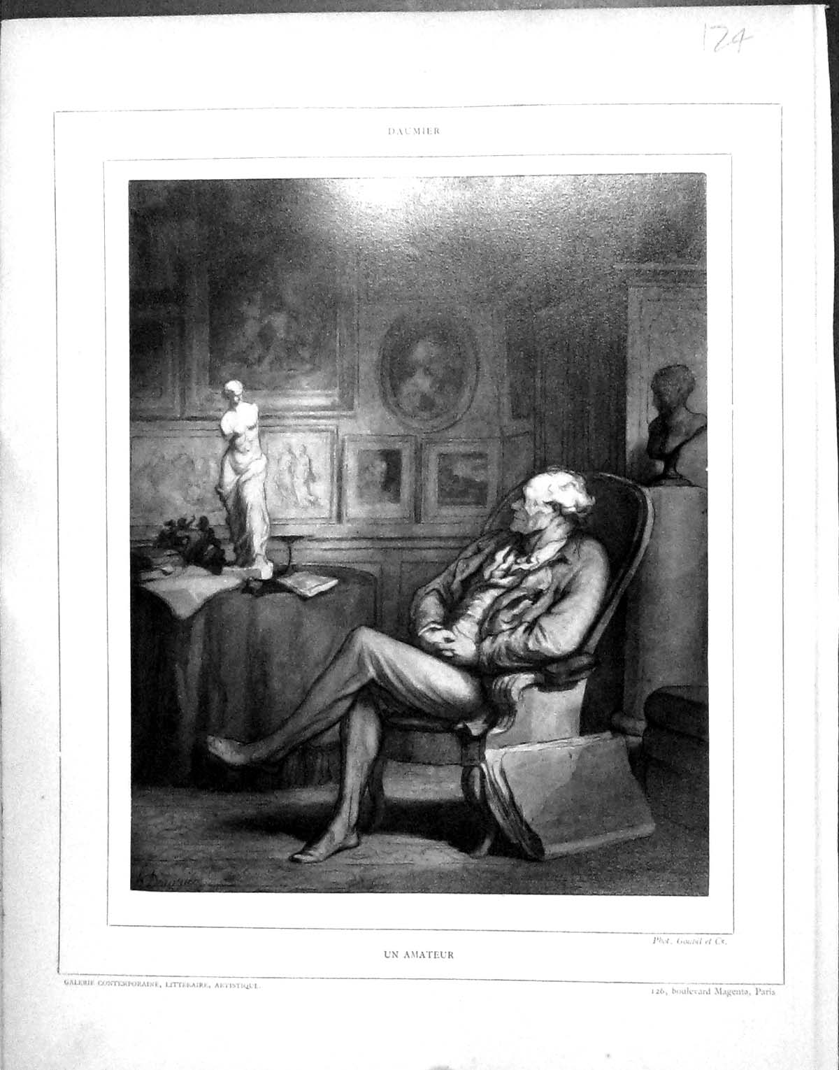 Old Galerie Contemporaine C1877 Baschet Art Sculpture Lecomte Du Nouy Victorian