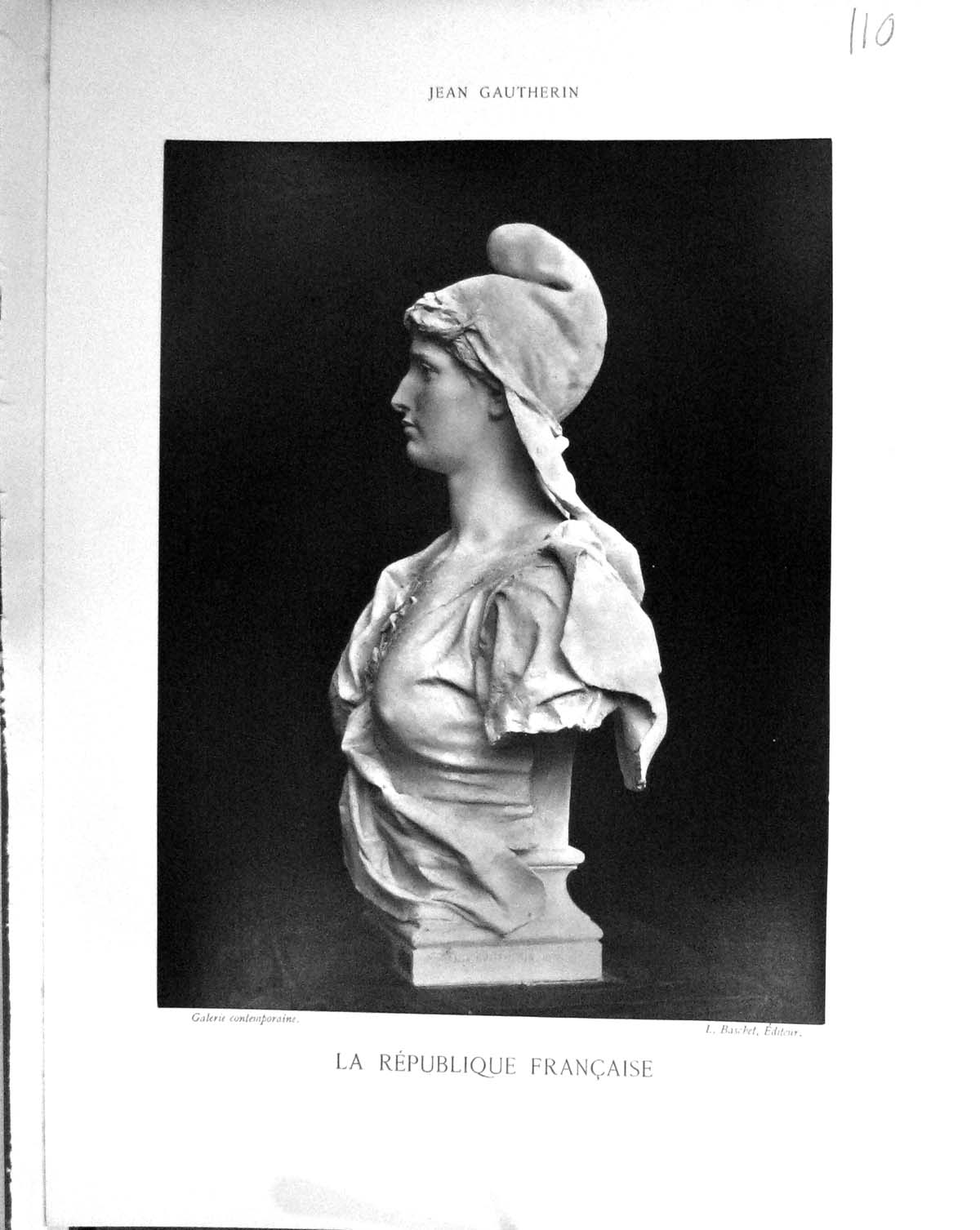 Old Galerie Contemporaine C1877 Baschet Jean Gautherin Sculpture Fran Victorian