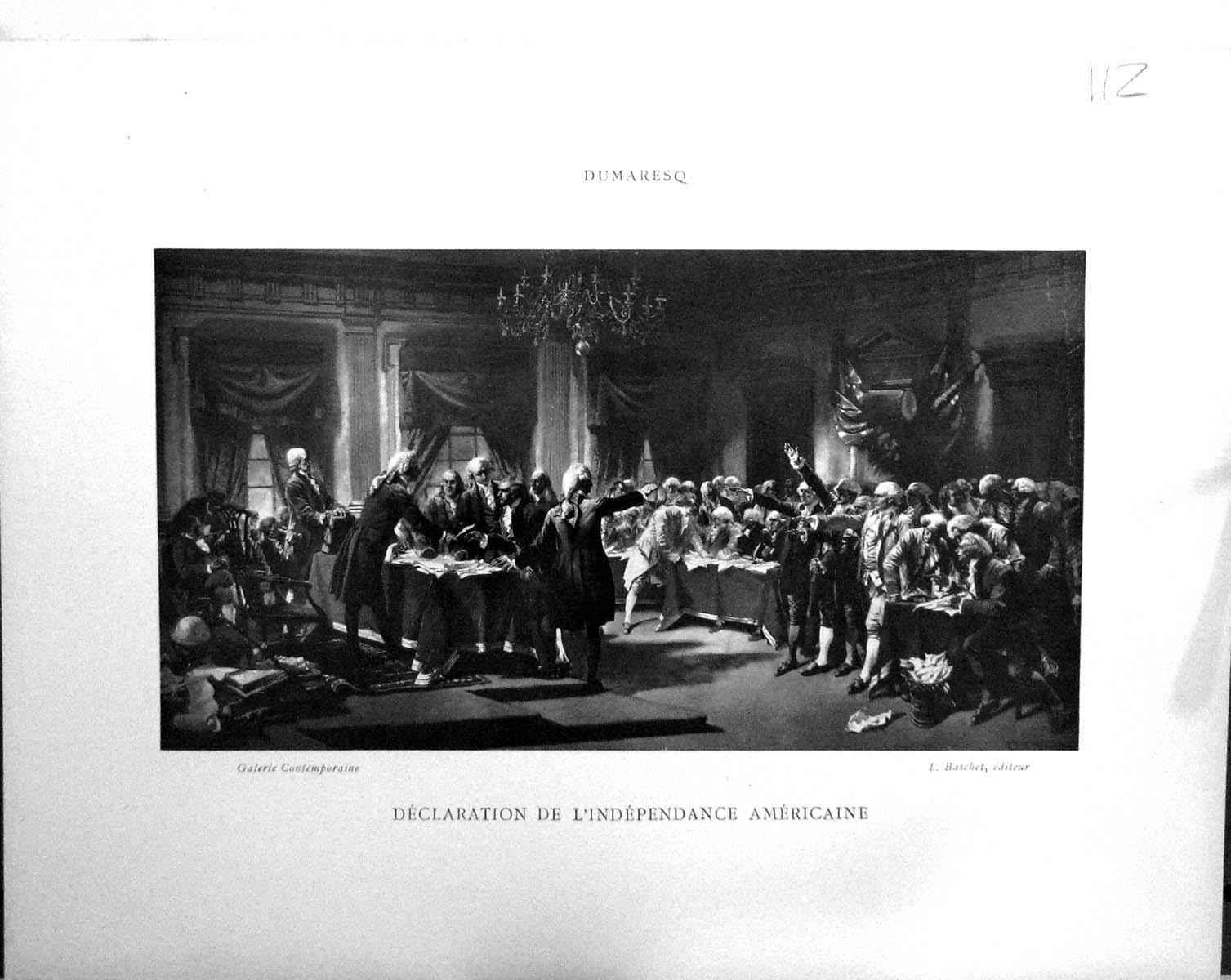Old Galerie Contemporaine C1877 Baschet Armand Dumaresq American Inde Victorian