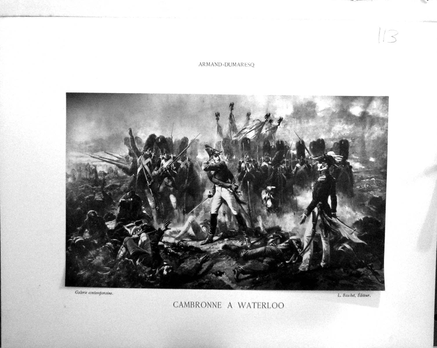 Old Galerie Contemporaine C1877 Baschet War Armund Dumaresq Cambronne Victorian