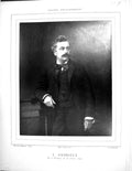 Antique Old Print Galerie Contemporaine 1879 Baschet Louis Andrieux Autograph