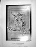 Old Galerie Contemporaine 1879 Baschet Antonin Tombeau Michelet Sculp Victorian