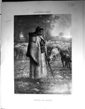 Old Galerie Contemporaine 1878 Baschet Jean-Francois Millet Retour Ch Victorian