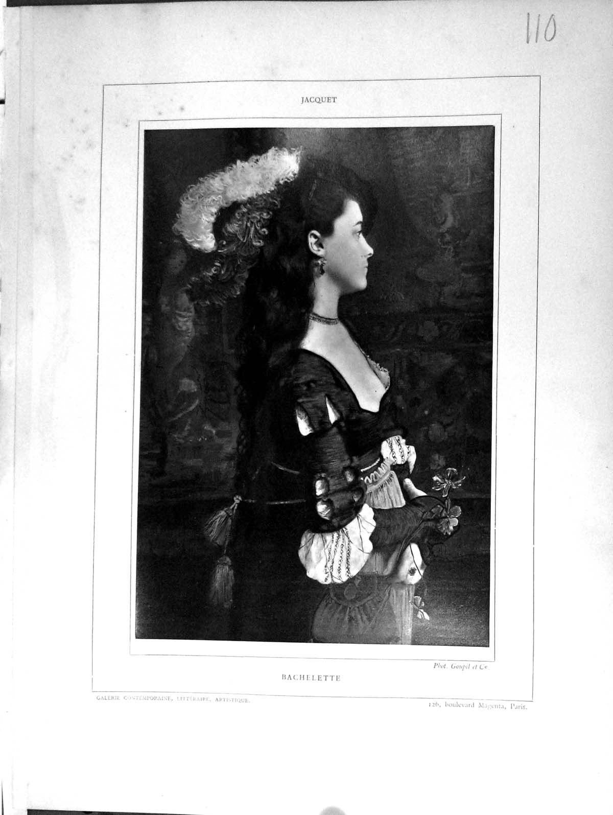 Old Print Galerie Contemporaine 1880 Baschet Jacquet Bachelette D'Atelier 19th