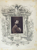 Old Print Galerie Contemporaine C1874-78 Lacroix Maillet Sculpture Satyre 19th