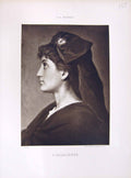 Old Print Galerie Contemporaine C1874-78 Lacroix Jean Benner L'Alsacienne 19th